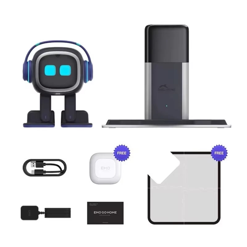 Smart EMO Robot Companion Ai Toy Cute Emopet Intelligent AI Voice Electronic Pet Mini Toys Robots Desktop Decoration Adult Gifts
