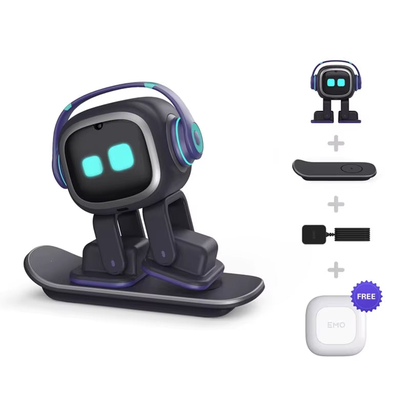 Smart EMO Robot Companion Ai Toy Cute Emopet Intelligent AI Voice Electronic Pet Mini Toys Robots Desktop Decoration Adult Gifts